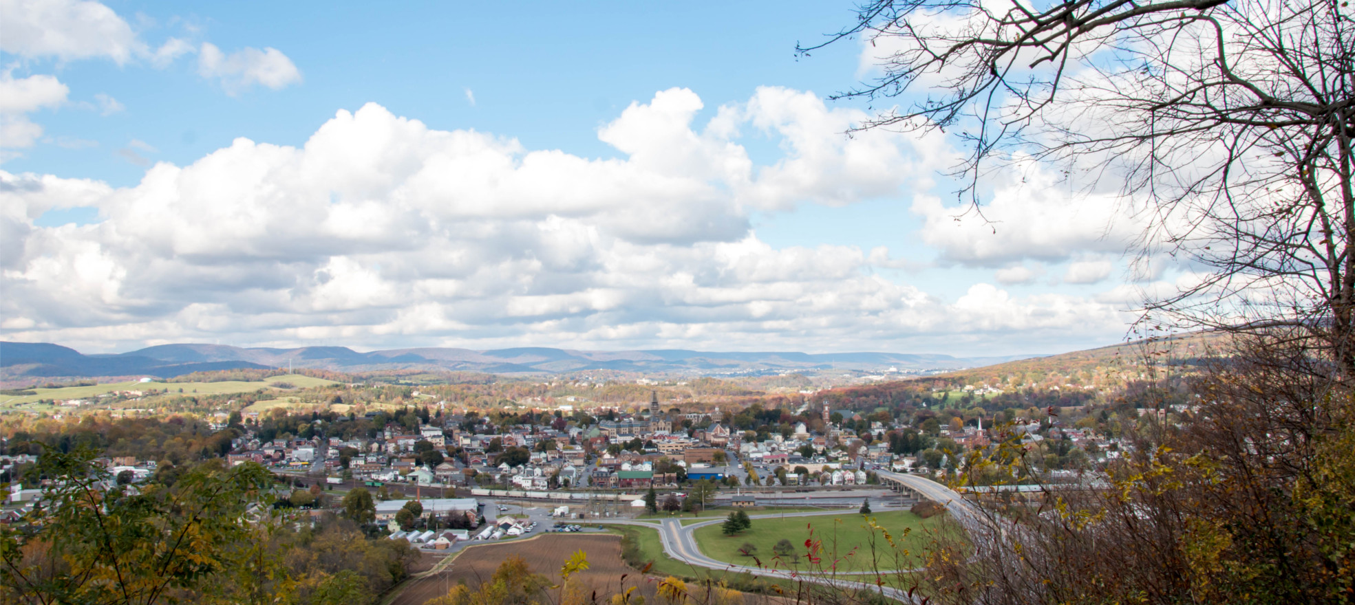 Aerial photo of Hollidaysburg