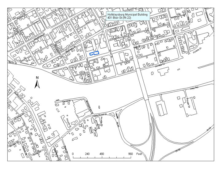 Hollidaysburg map